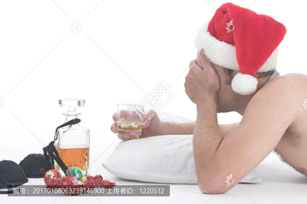 喝醉了的圣誕老人