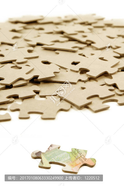 加拿大美元和拼圖
