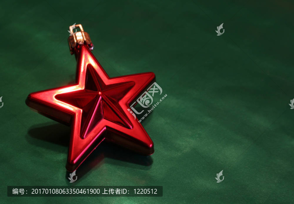 閃亮的紅色圣誕