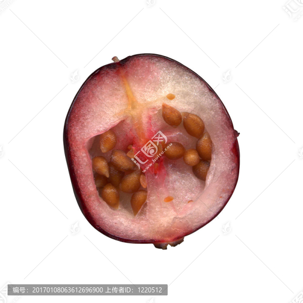 一半的蔓越莓