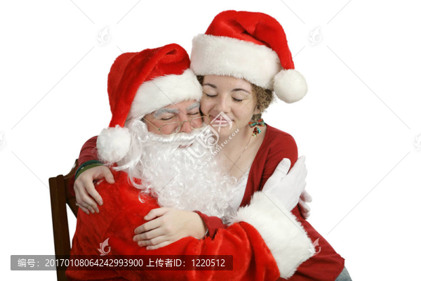 Santa的一個擁抱