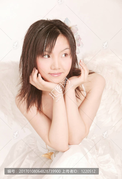 甜美的女孩
