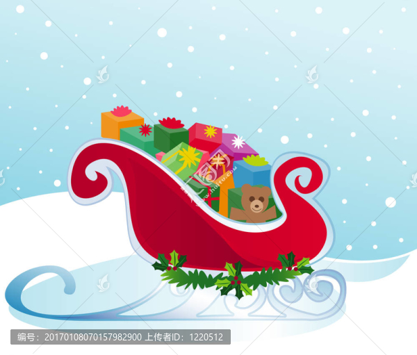 圣誕老人的雪橇