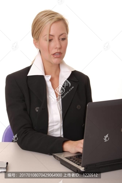 可愛的女商人