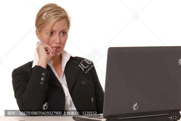 可愛的女商人