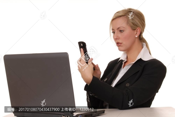 可愛的女商人