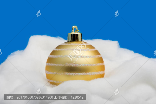 金色圣誕球