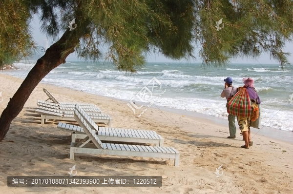 海灘的交易者
