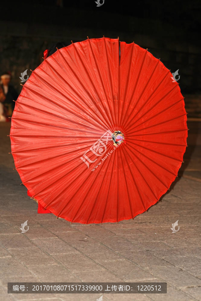 紅色的日本傘