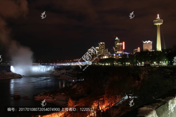 尼亞加拉大瀑布-城市之夜