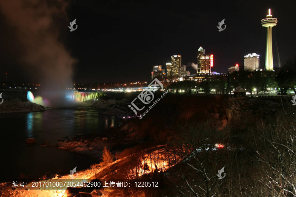 尼亞加拉大瀑布-城市之夜