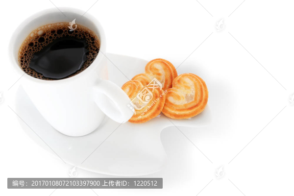 咖啡和餅干