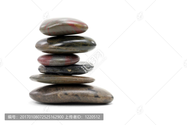 五顏六色的石子