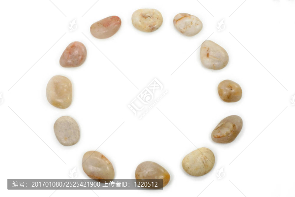 彩色卵石圓框