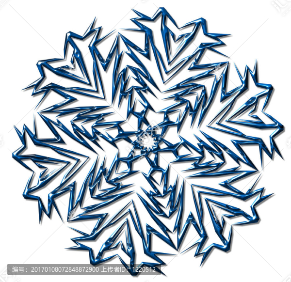 雪花的圖案
