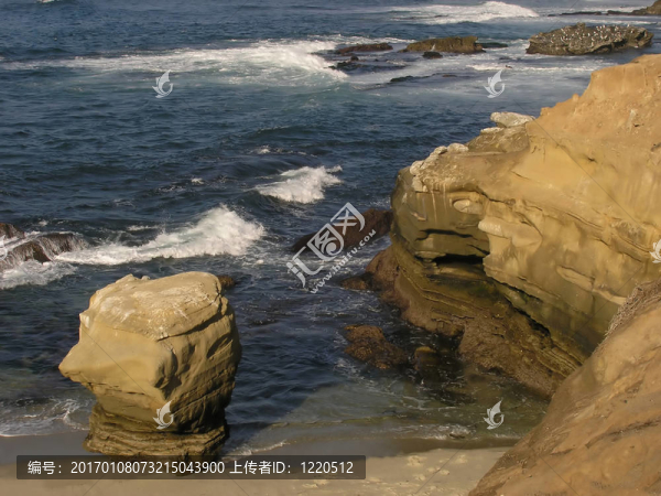 La,Jolla海邊