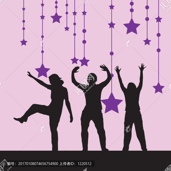 舞動(dòng)的剪影
