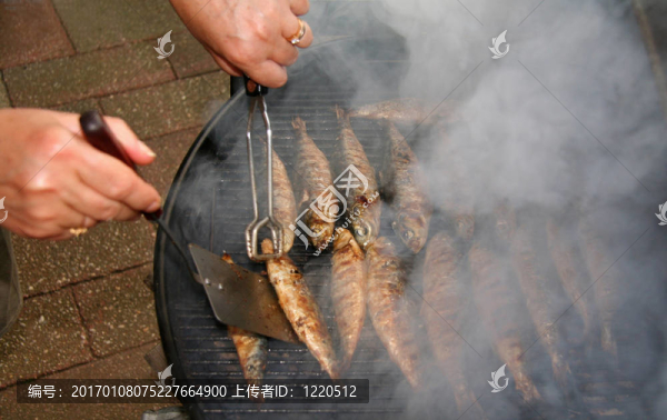 野餐燒烤魚