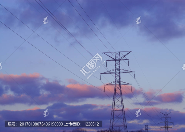 電源線和塔-匯圖網(wǎng) www.fosd68.com 電源線和塔