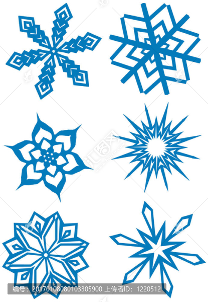 設置簡單的雪花