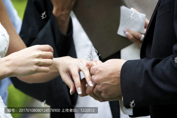 婚禮戒指交換