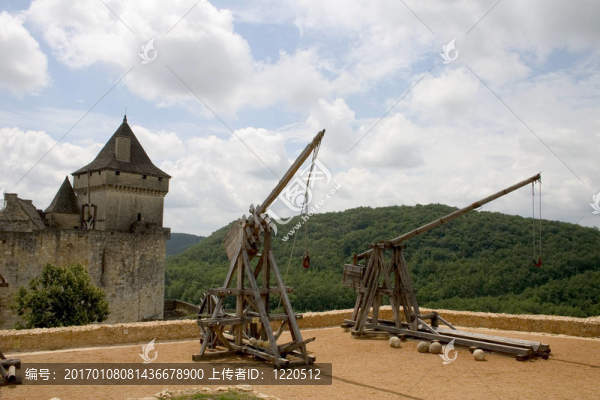 投石機(jī)在Castelnaud；法國