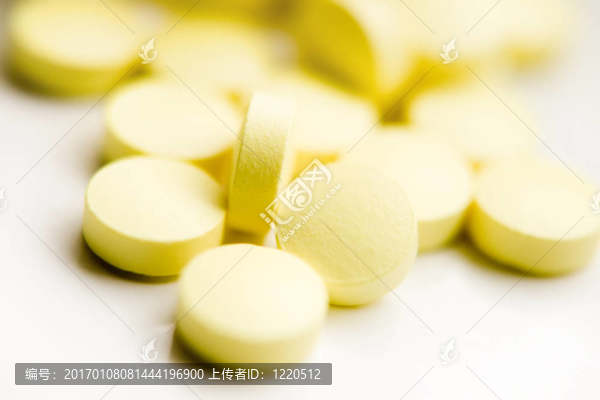 黃色的藥片