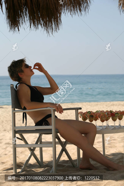 海灘上的午餐