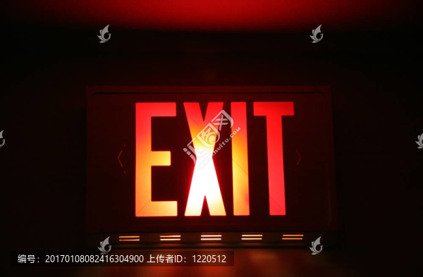 急救出口標志