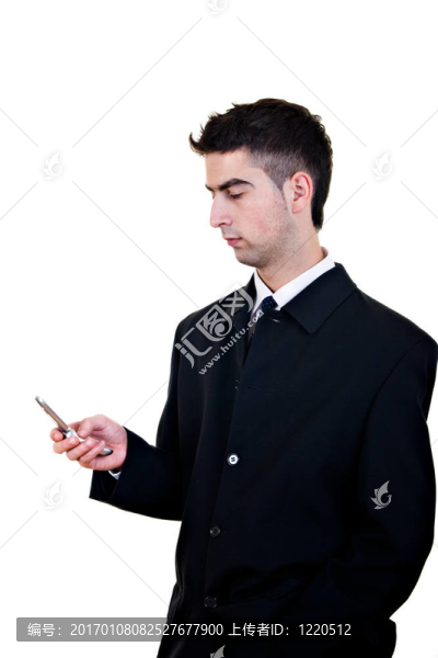商人與手機