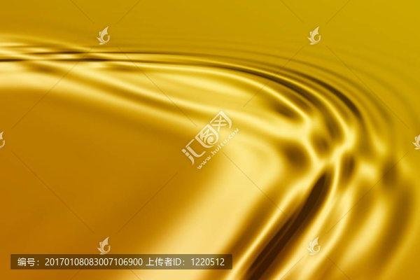 金色的波浪