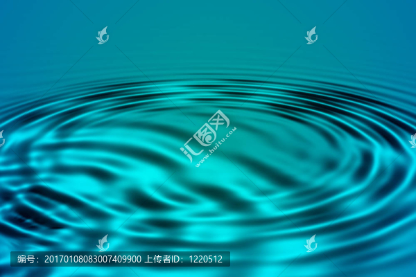 藍(lán)色的波浪