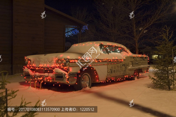 1圣誕車