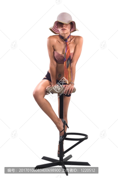 女孩站