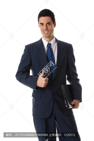 豎起大拇指的男人！