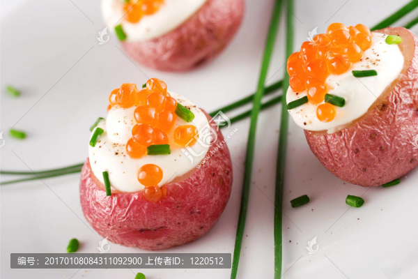 馬鈴薯與魚子醬