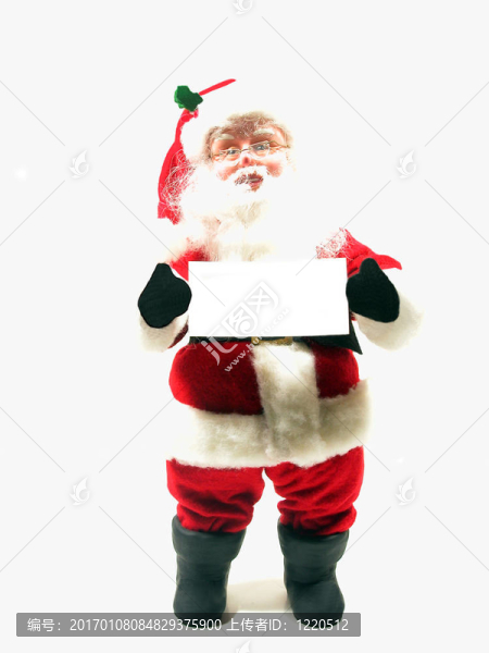 Santa與一個(gè)標(biāo)志