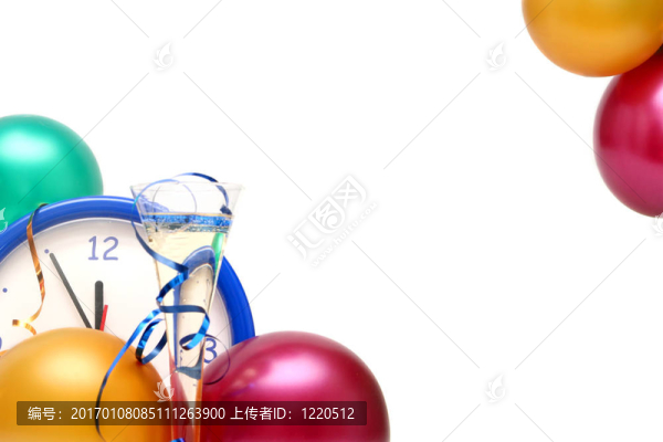 多彩的新年前夕