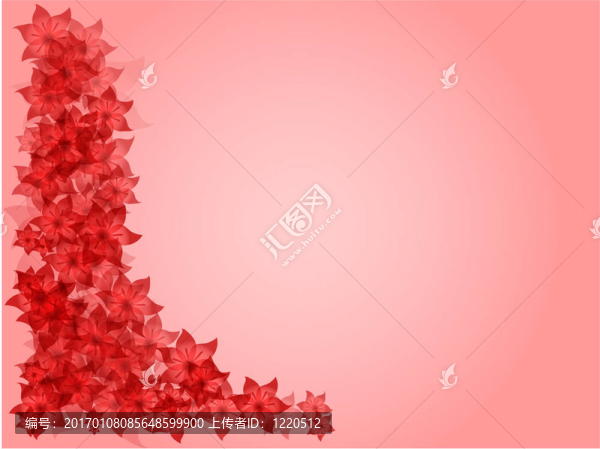 紅色的花