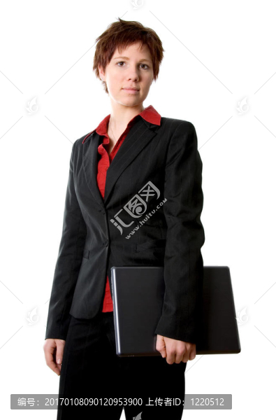 女人的筆記本電腦