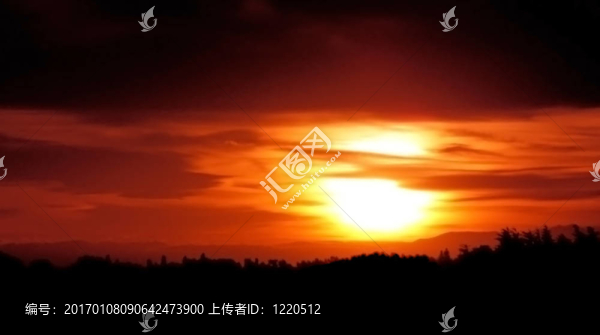 新西蘭的日落