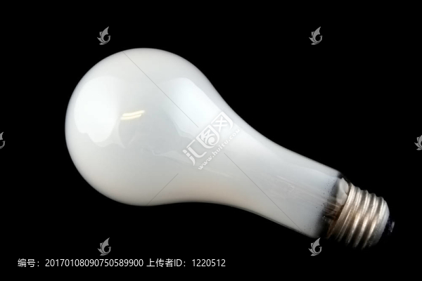 明亮的白色燈泡
