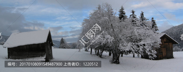 在我的村莊的冬天
