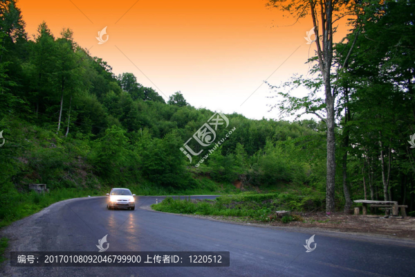 在路上