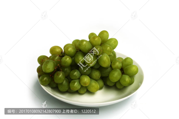 盤子上的葡萄
