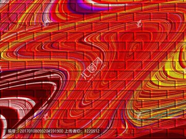 紅色的圖案