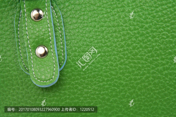 綠色皮革袋