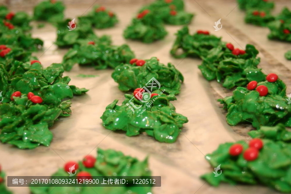 冬青花環(huán)餅干