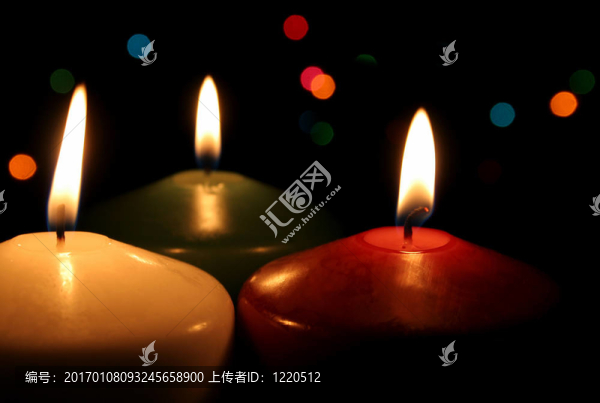 三節(jié)日蠟燭