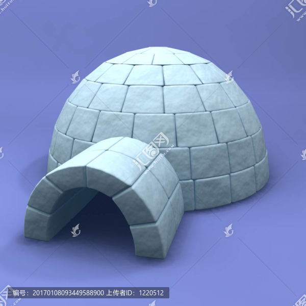 雪塊砌成的圓頂小屋